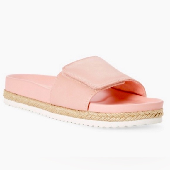 Pink Slides JustFab - Picture 1 of 6